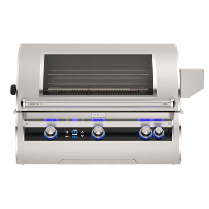 Echelon E790i 40" Built-In Grill Digital Thermometer with Infared Burner on Left side