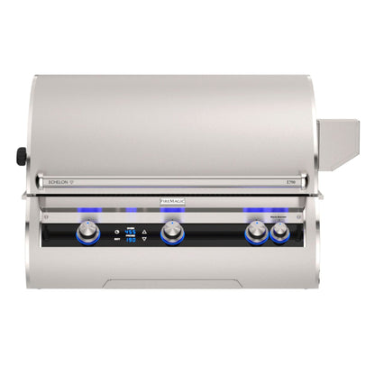 Echelon E790i 40" Built-In Grill Digital Thermometer with Infared Burner on Left side