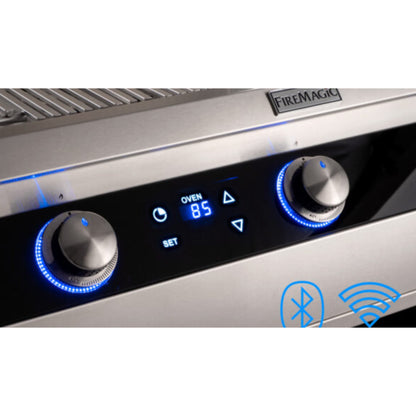 Echelon E790i 40" Built-In Grill Digital Thermometer with Infared Burner on Left side