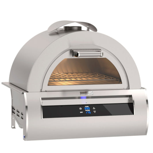 Echelon Outdoor Pizza Oven with Black Glass