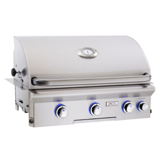 American Outdoor Grill 30” “L” Series Built-In Grill with Infared Backburner and Rotisserie Kit