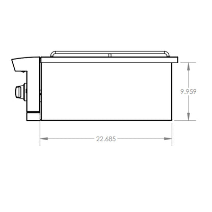 Encore Double Side Burner - Natural Gas