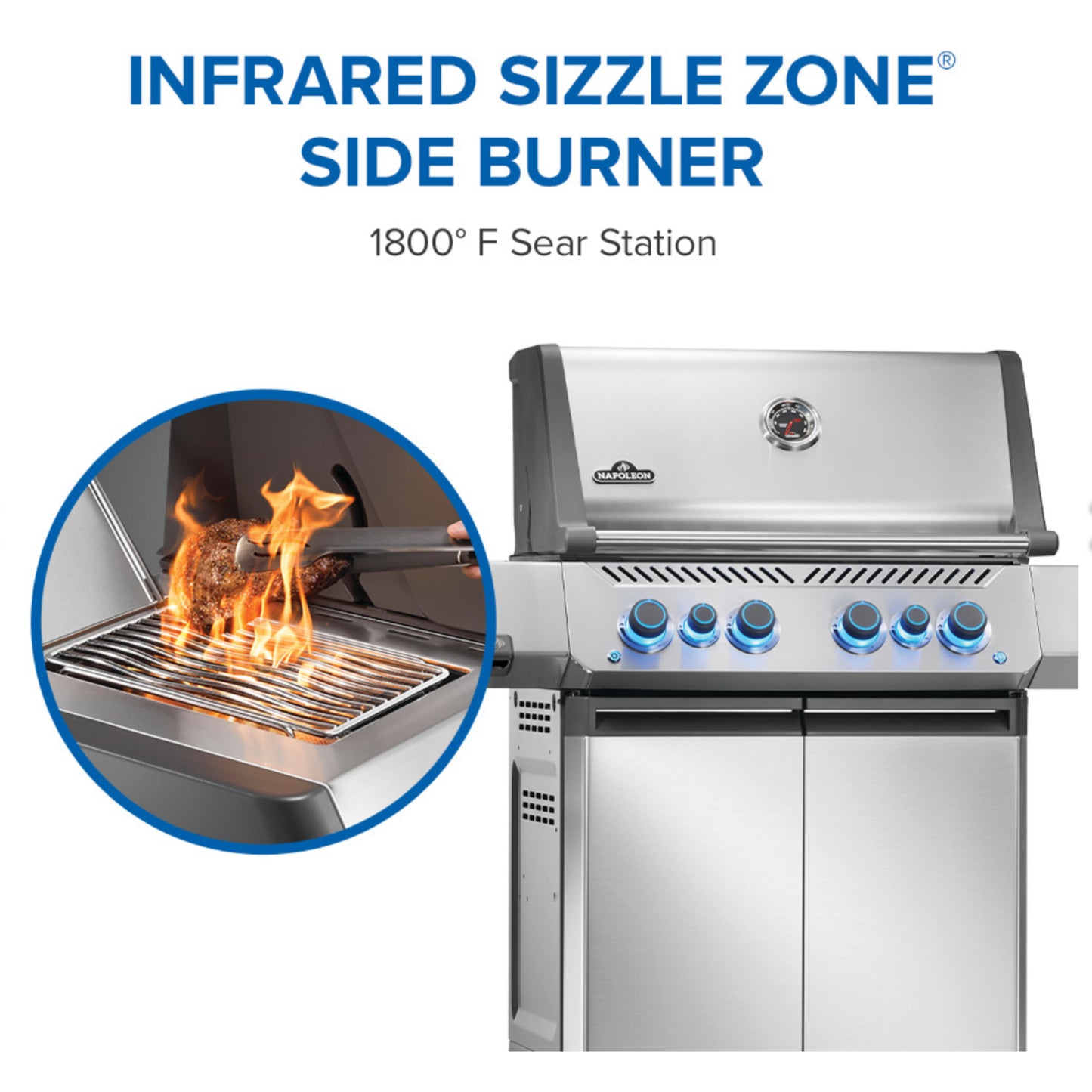 Napoleon Prestige® 500 Propane Gas Grill (Stainless Steel)