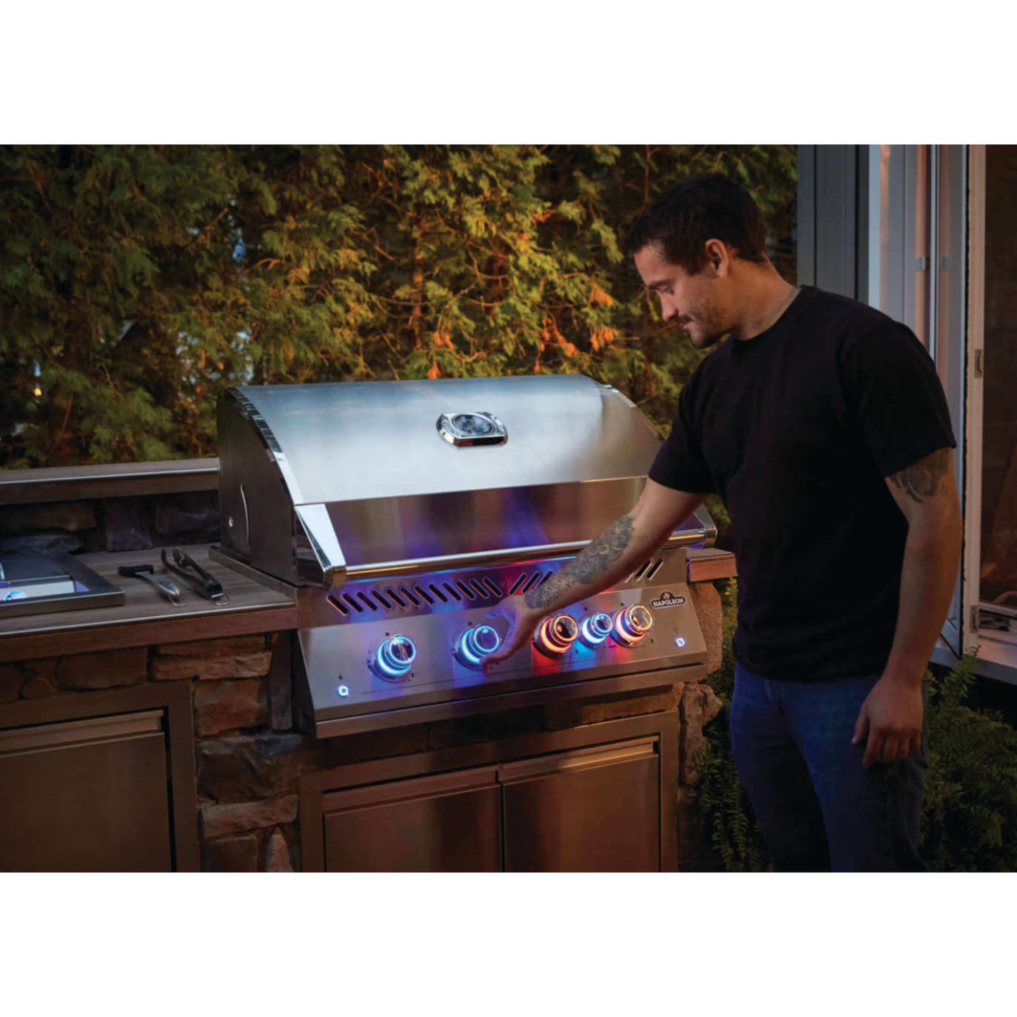 Napoleon Built-In 700 Series 32" Liquid Propane Grill with Infrared Rear Burner - Stainless Steel