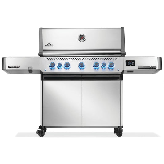 Napoleon Grill Prestige® 665 Connected, Propane Grill with Infrared Side and Rear Burner, Stainless Steel