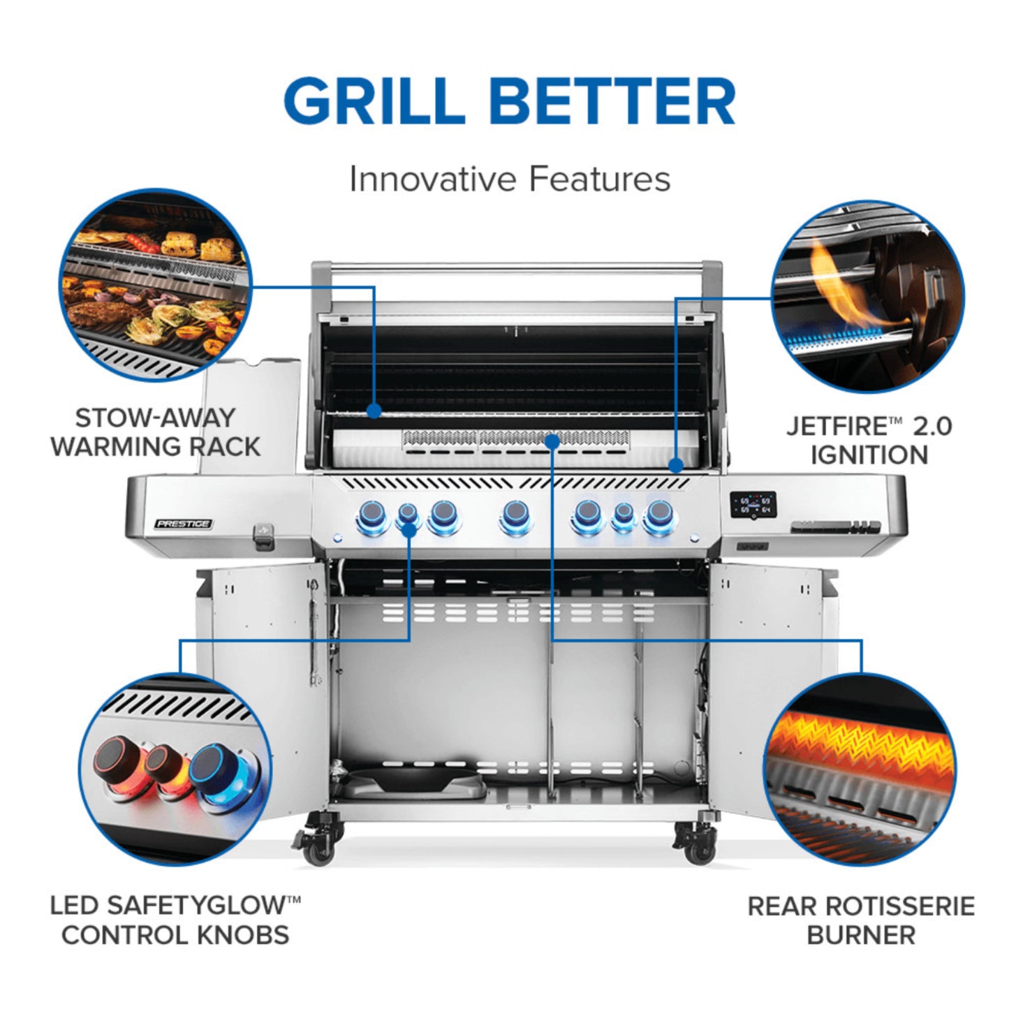 Napoleon Prestige® 665 Connected Gas Grill (Propane)