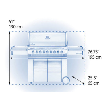 Napoleon Prestige® PRO 665 Natural Gas Grill (Stainless Steel)
