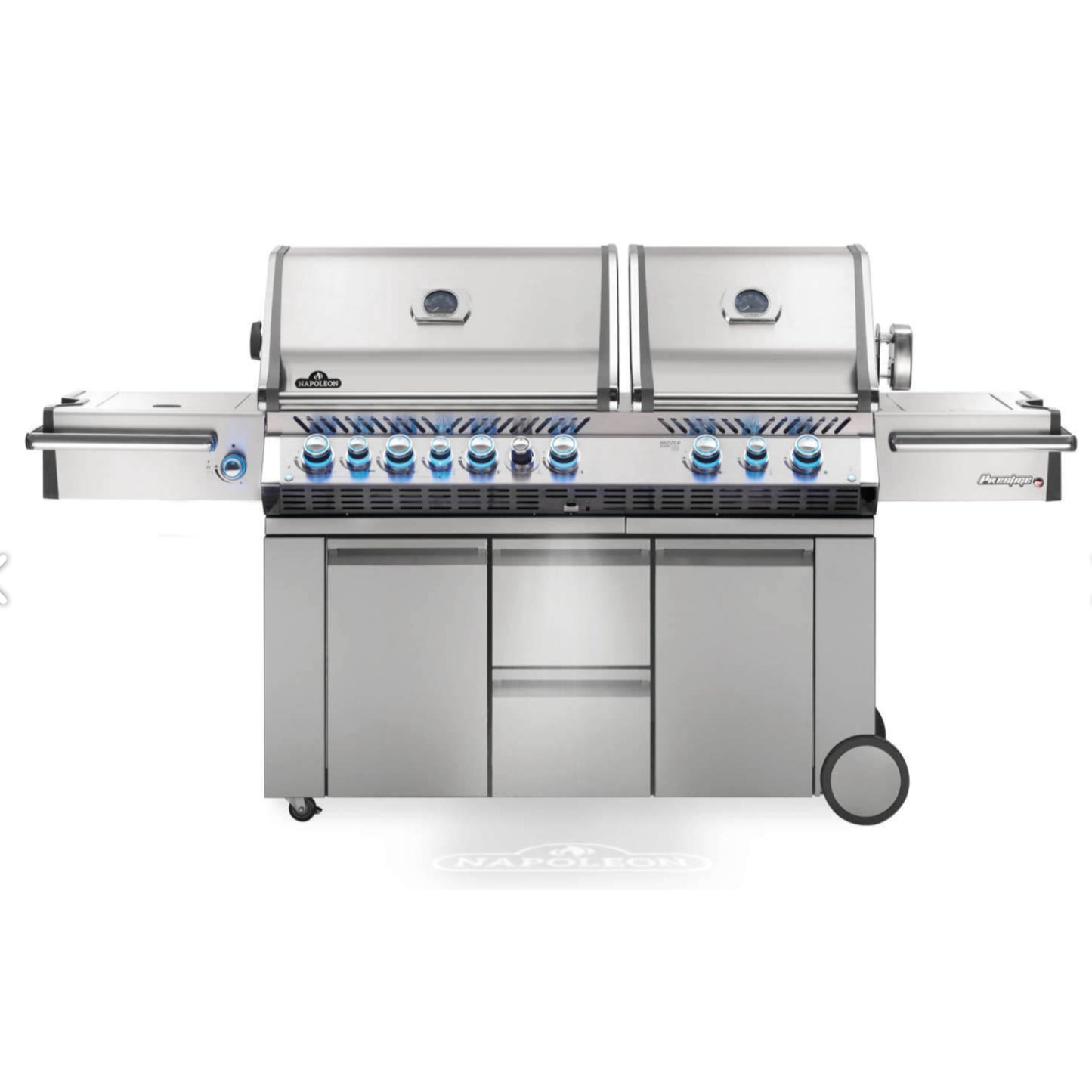 Napoleon Grill Prestige® PRO 825 Propane Gas Grill with Power Side Burner and Infrared Rear & Bottom Burners, Stainless Steel