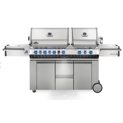 Napoleon Grill Prestige® PRO 825 Propane Gas Grill with Power Side Burner and Infrared Rear & Bottom Burners, Stainless Steel