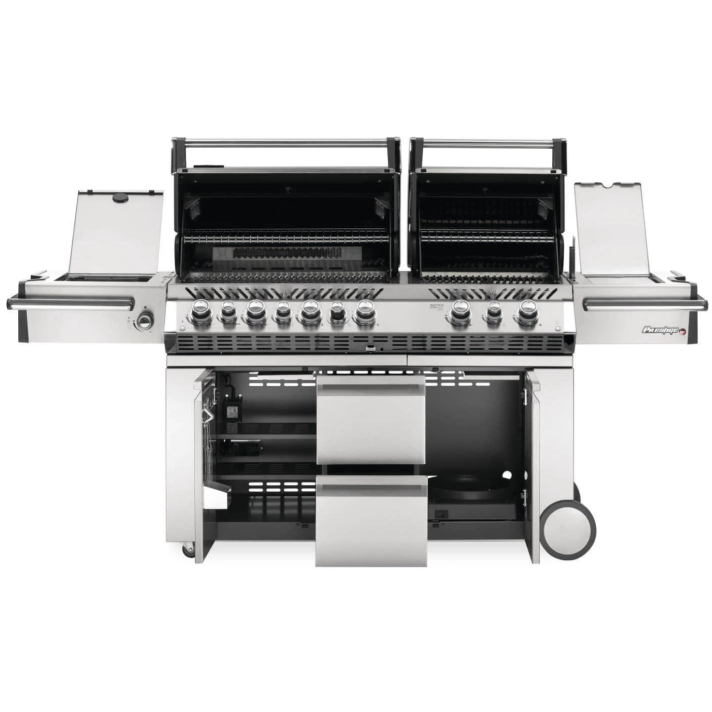 Napoleon Grill Prestige® PRO 825 Propane Gas Grill with Power Side Burner and Infrared Rear & Bottom Burners, Stainless Steel