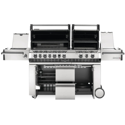 Napoleon Grill Prestige® PRO 825 Propane Gas Grill with Power Side Burner and Infrared Rear & Bottom Burners, Stainless Steel