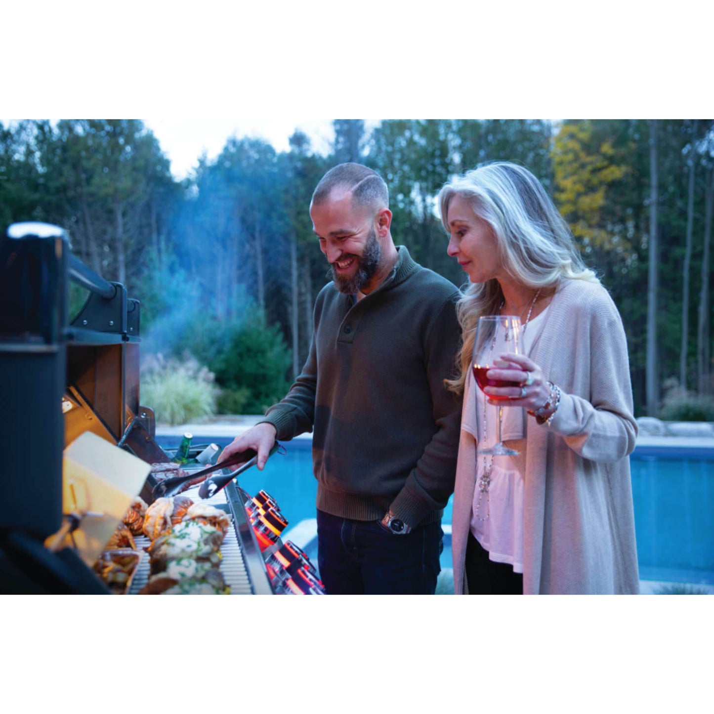 Napoleon Grill Prestige® PRO 825 Propane Gas Grill with Power Side Burner and Infrared Rear & Bottom Burners, Stainless Steel