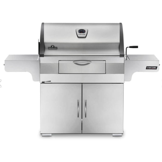 Napoleon Grill Charcoal Professional Grill, Stainless Steel