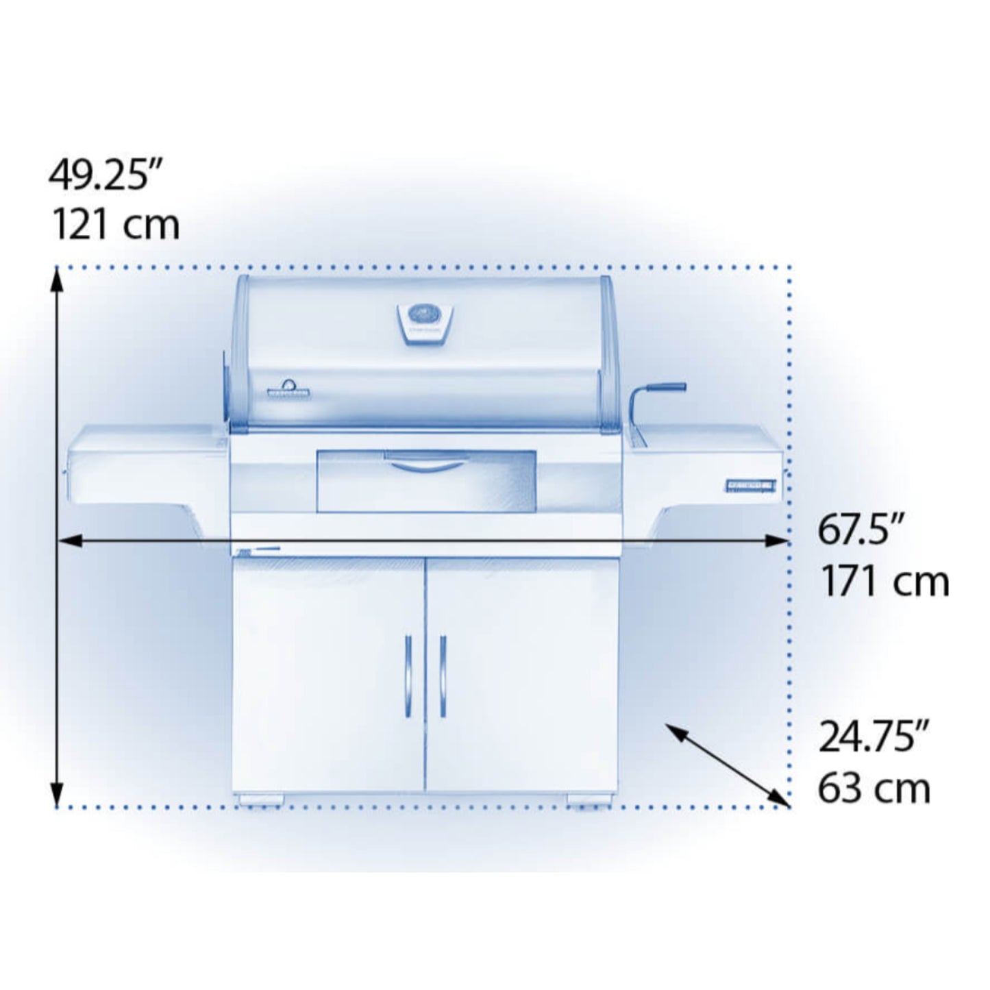 Napoleon Charcoal Professional Grill (Stainless Steel)