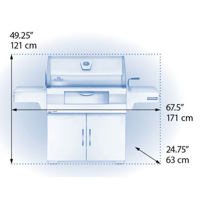 Napoleon Charcoal Professional Grill (Stainless Steel)