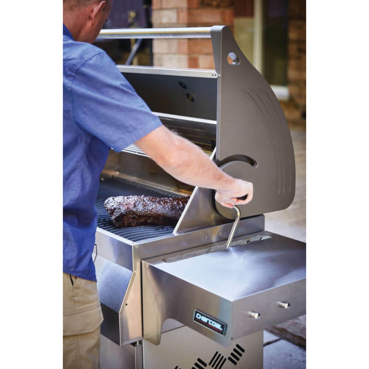 Napoleon Charcoal Professional Grill (Stainless Steel)