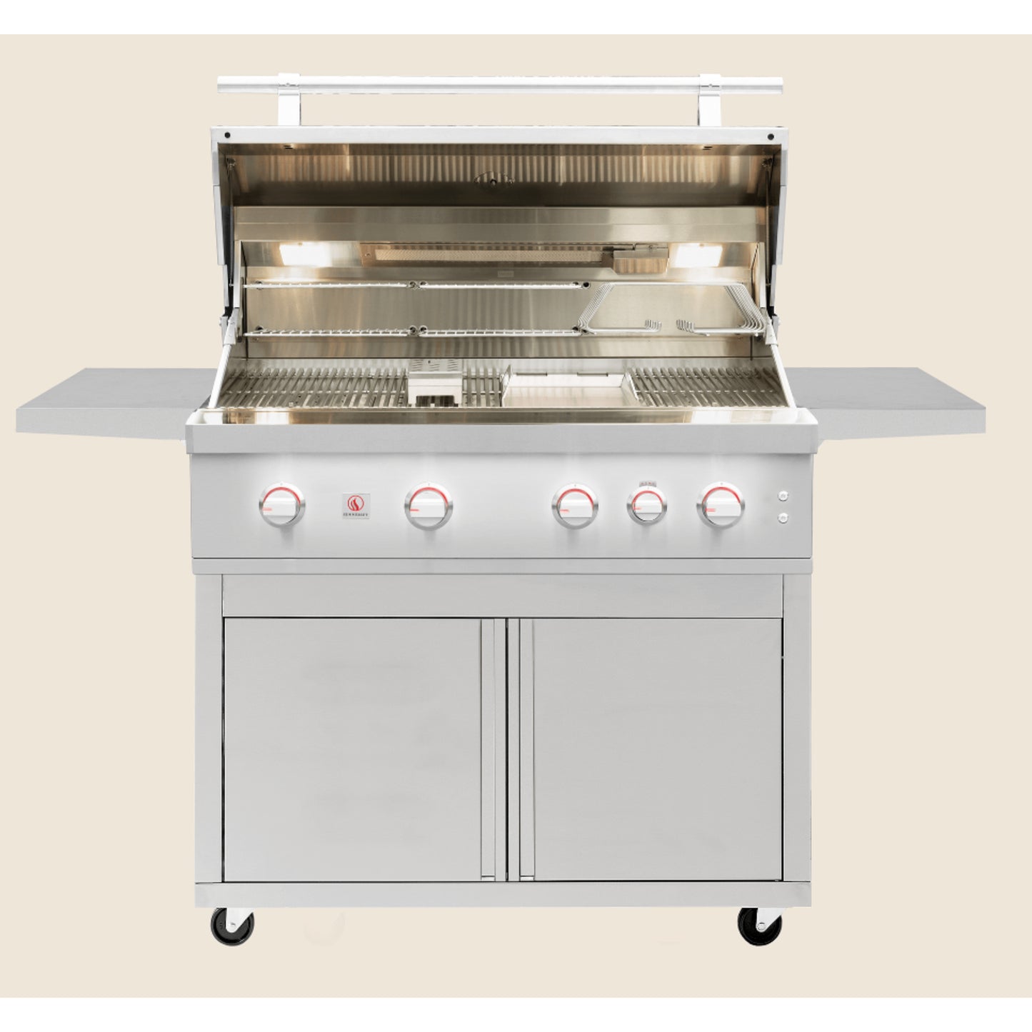 Summerset Quest 42" Freestanding Propane Gas Grill with Deluxe Cart