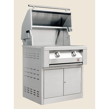 Summerset Freestanding 30" Liquid Propane Resort Grill with Pedestal Cart