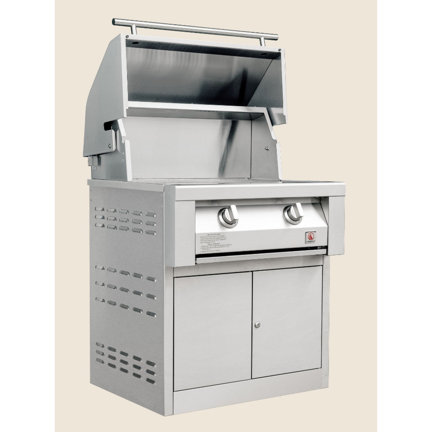 Summerset Freestanding 30" Natural Gas Resort Grill with Pedestal Cart