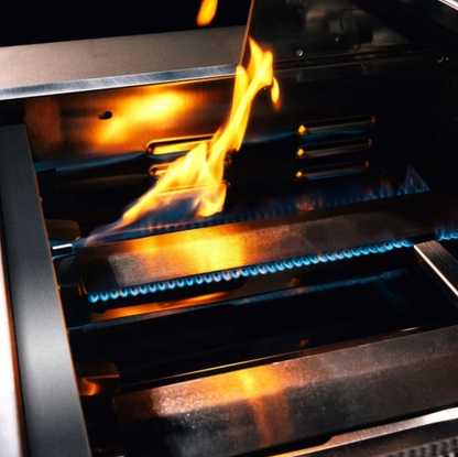 TrueFlame 32" 4-Burner Freestanding Natural Gas Grill with Deluxe Cart