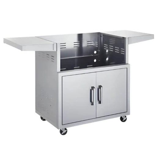TrueFlame 32" Gas Grills (including E Series) Deluxe Cart with  Fold-Down Side Shelves