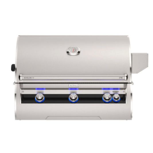 Echelon E790i 40" Built-In Grill Analog Thermometer with Infared Burner on Left Side