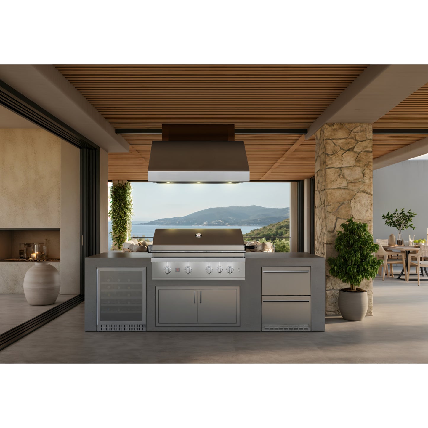 Summerset TRL Pro Freestanding  40" Liquid Propane Grill with Deluxe Cart