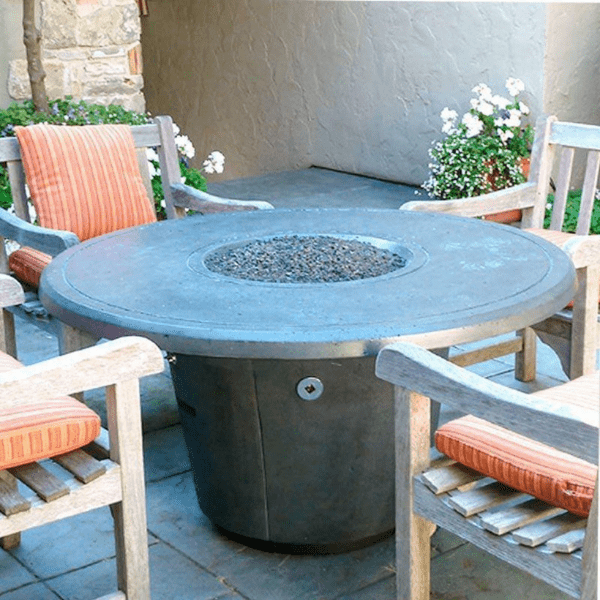 American Fyre Designs Cosmopolitan Round Fire Table 645-xx-11-M2xC