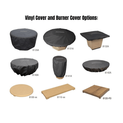 American Fyre Designs The Voro Square Fire Table 725-xx-11-M2xC