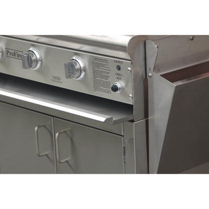 MHP ProFire DLX 48" Freestanding Propane Gas Grill – Double Side Burner