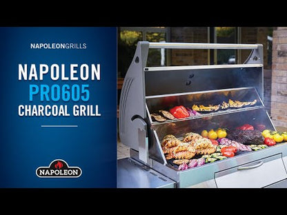 Napoleon Charcoal Professional Grill (Stainless Steel)