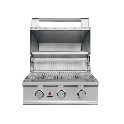 TrueFlame E Series 25" 3-Burner Freestanding Natural Gas Grill with Deluxe Cart