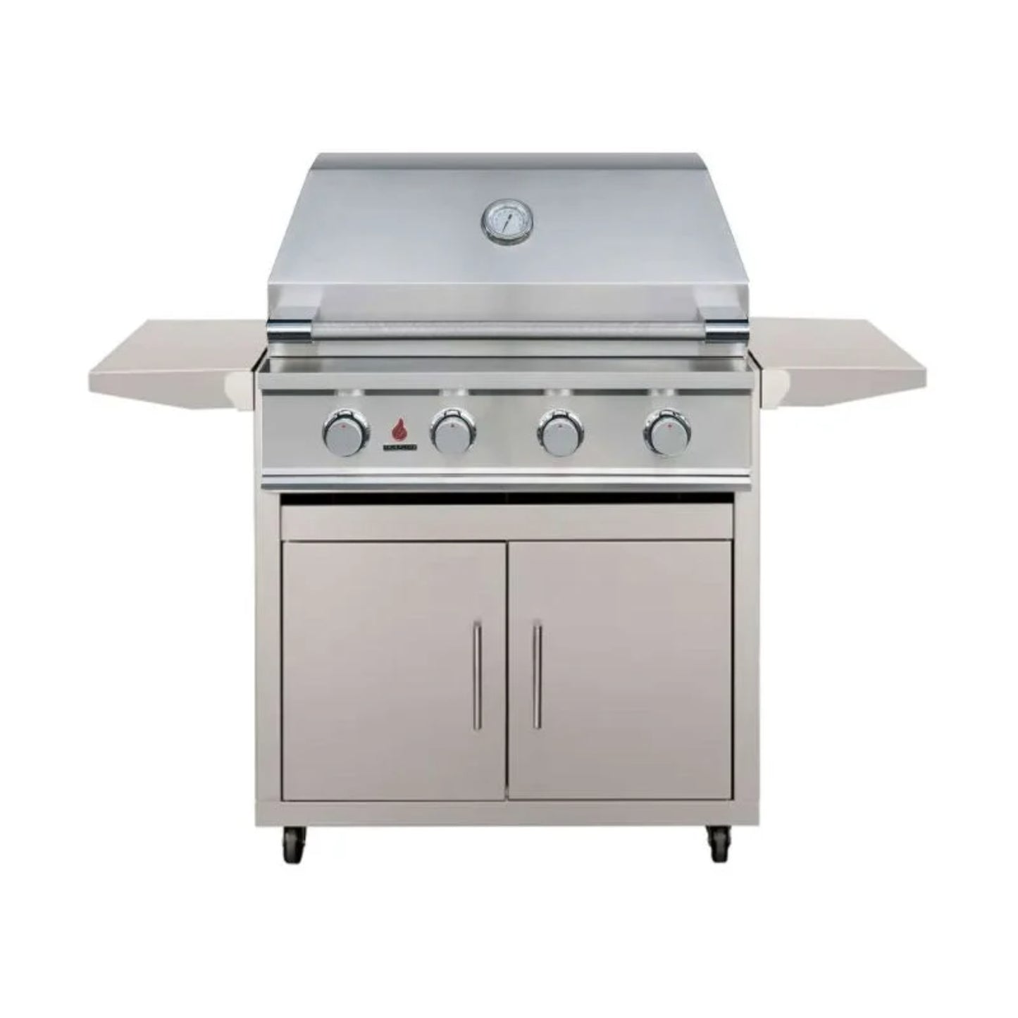 TrueFlame E Series 32" 4-Burner Freestanding Liquid Propane Grill with Deluxe Cart