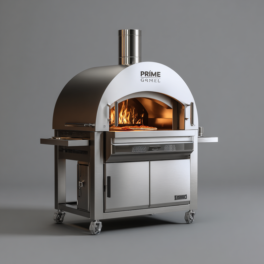 30-Inch Freestanding Hybrid Gas & Wood-Fired Pizza Oven