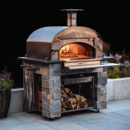 Lombardi 500 – 33-Inch Outdoor Wood-Fired Pizza Oven