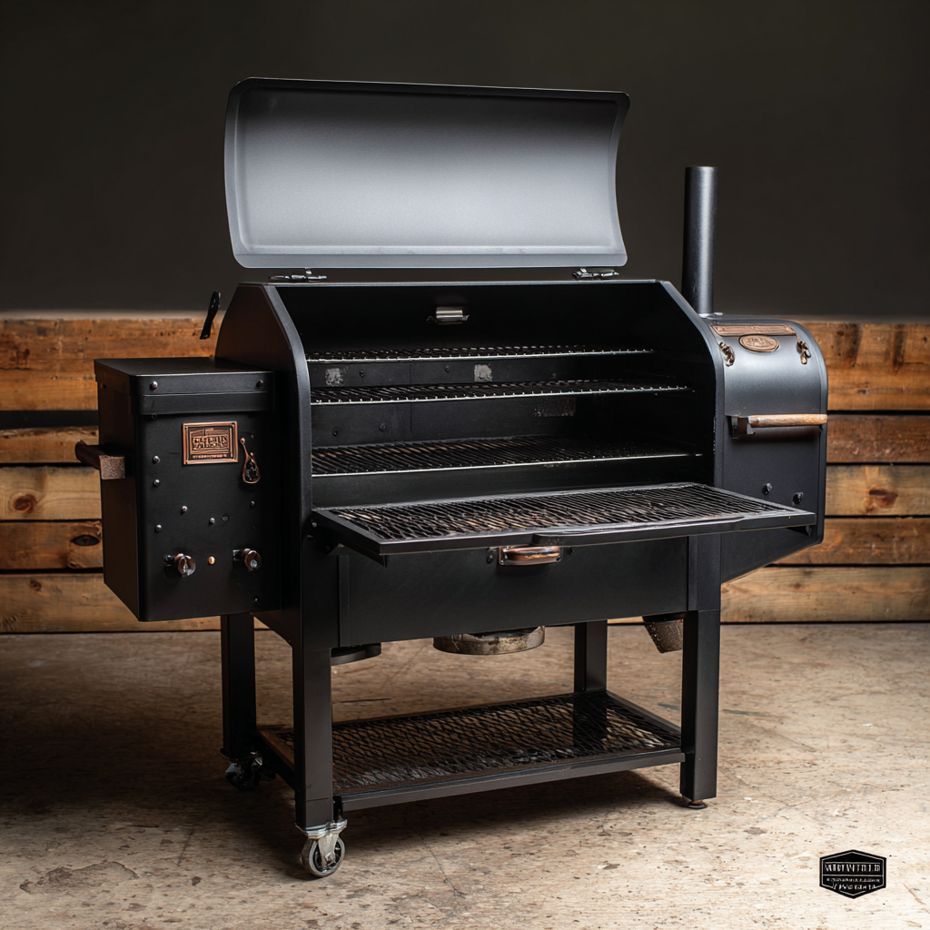 38-Inch Freestanding Charcoal Smoker